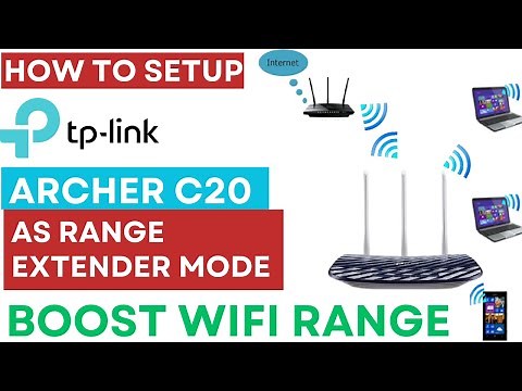 TP-Link Archer C20 AC750 Range Extender Mode Setup