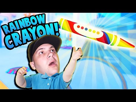 BABY CREATES THE ULTIMATE RAINBOW CRAYON OF GLORY! | Baby Hands VR Gameplay (HTC Vive)