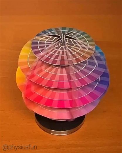 Kolormondo Color Globe: an exploration of CMYK color along three dimensions. Latitude is the value dimension with the top poll white and the bottom black, longitude is hue dimension and the standard cyan-magenta-yellow color wheel flows around the equator, and chroma is the radial dimension with gray at the center. Assembly of this quality paper kit is a fun way to learn about aspects of the psychophysics and physics of color vision. ➡️ Follow the link in my profile for info on where to get this