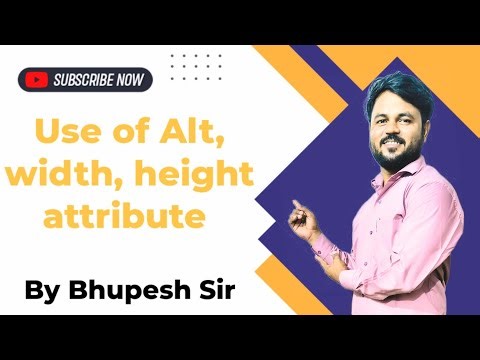 Use alt, height and width attributes in html । Set height and width of image