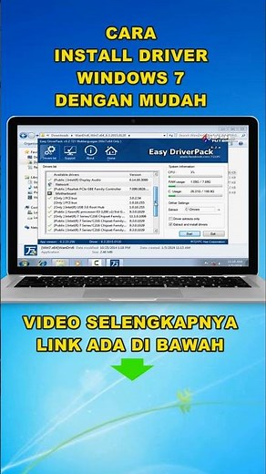Cara Install Driver Windows 7 Dengan Mudah #djctutorial #djcofficial