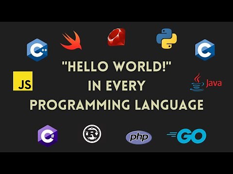 "Hello World!" in Every Programming Language