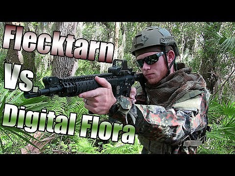 Camo Vs. Camo - Flecktarn Vs. Digital Flora