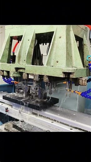 Multi-Spindle Drilling & Tapping Machine | High-Efficiency CNC Automation #cnc #precisionengineering