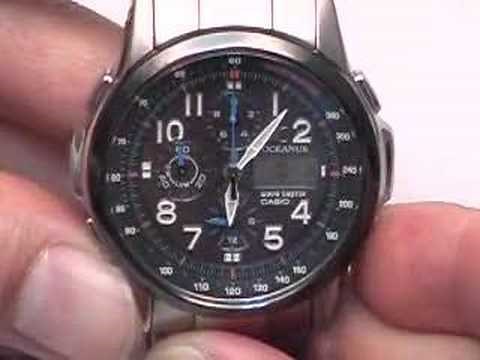 カシオ 電波時計 QW3731 操作説明