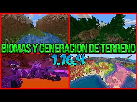 🍀ToP 12 MoDs de BIOMAS, GENERACIÓN de MUNDOS,VEGETACIÓN MINECRAFT 1.16.4|Decoracion,exploracion🌄