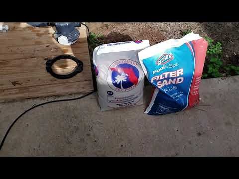 Intex Pool: Changing Filter Sand
