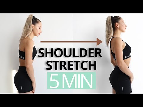 5 MIN SHOULDER STRETCHES FOR FLEXIBILITY | Stretch Stiff Shoulders & Chest | No Equipment