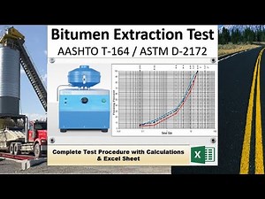 Bitumen Extraction Test AASHTO T-164 | ASTM D-2172