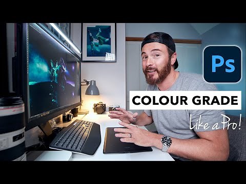 My NEW Secret Method for COLOR GRADING in Photoshop 2021