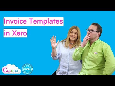 How to setup invoice templates in Xero, and how to apply these in business