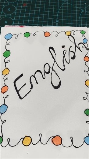 first page decoration idea #shorts #viral #ytshorts