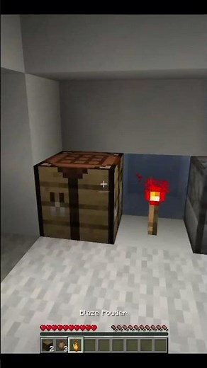 How to Craft Fireball (Minecraft) #shorts