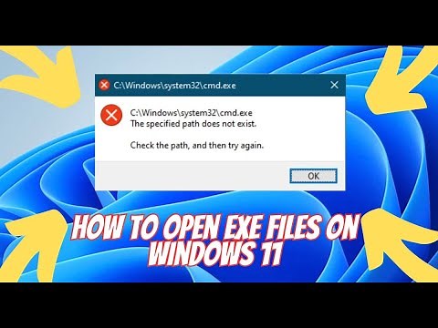 How to open exe files on windows 11