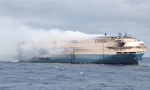 Electric vehicle fires on ships & ferries