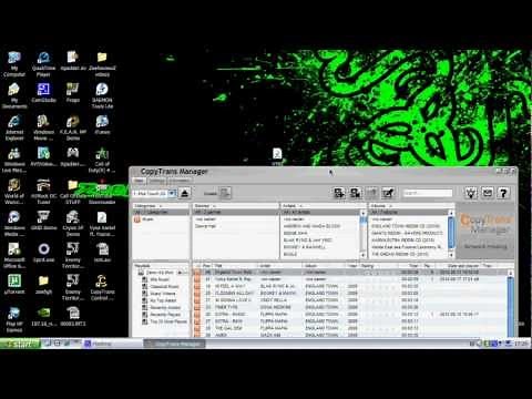 How to sync/transfer music on your iPod / iPad or iPhone WITHOUT iTunes (Copytrans manager)