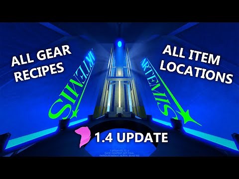 All Item Locations + All Gear Recipes - Parkour Reborn 1.4 Update - [READ DESCRIPTION]