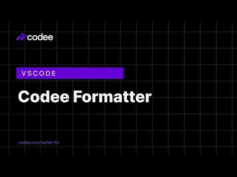 Set Up Codee Formatter in Visual Studio Code