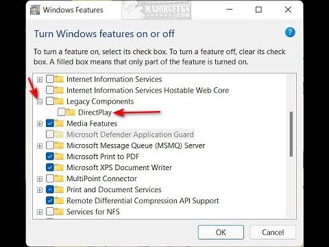 How to Enable or Disable Direct Play in Windows 10 & 11