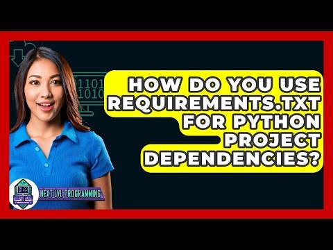 How Do You Use Requirements.txt For Python Project Dependencies? - Next LVL Programming