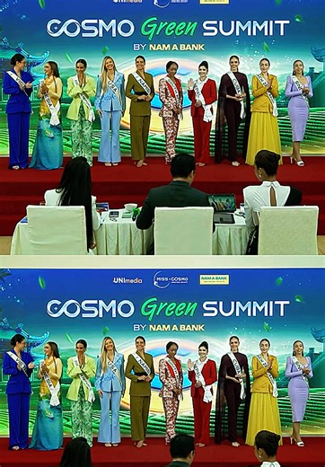 Top 10 COSMO GREEN SUMMIT. #misscosmo #uni #beautyqueen #varil #thuyettrinh