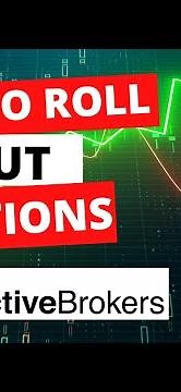 How To Roll Put Options On The IBKR Mobile App [Live Trade]
