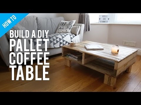 How to build a DIY rustic pallet coffee table