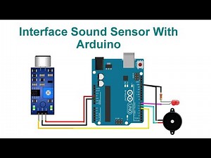 Interface Sound Sensor With Arduino | Code & Circuit | Proteus Simulation