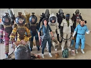 NECA Complete Alien 40th Anniversary Action Figures Overview