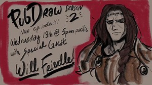 6.6K views · 457 reactions | This week on Pub Draw, special guest Will Friedle joins Babs Tarr & Marisha Ray to learn how to draw Kashaw Vesh of the Slayer's Take, Will's character from our Vox Machina campaign! Live Wednesday (11/13) at 5pm PST on twitch.tv/criticalrole! | Critical Role | Facebook