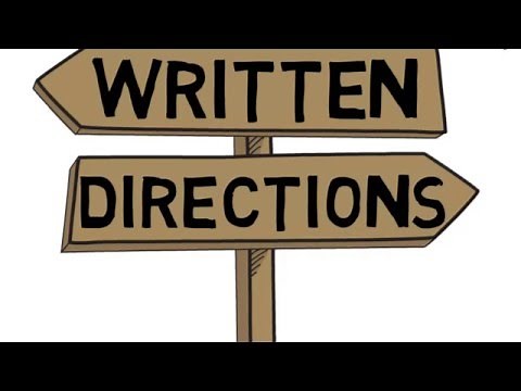Following Written Directions