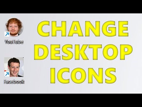 How to Change Desktop ICONS in Windows 11 & 10
