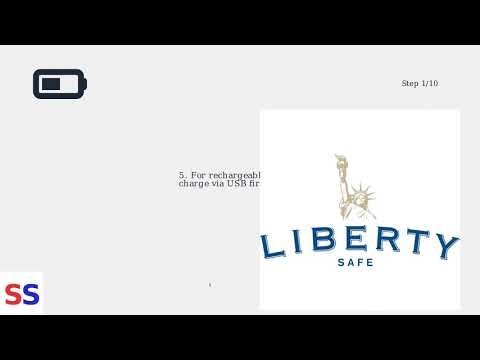 How To Replace Liberty Safe Lock Battery – Low Battery Beep Fix