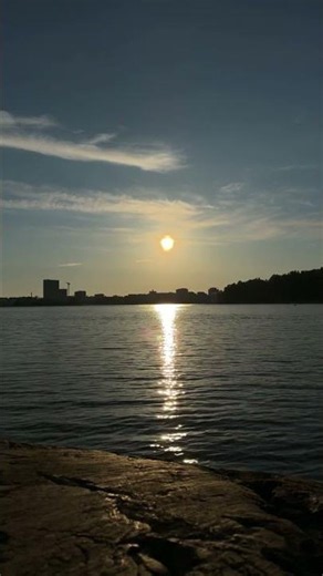 Sunset at Kuusisaari, Helsinki 🌅❄️ | Peaceful Nordic Evening Vibes