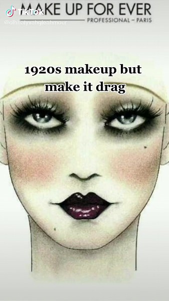 Vintage Inspired Drag Makeup Tutorial | 1920s Glam