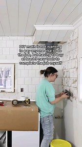 219 reactions · 8 comments | ✨DIYer math just makes sense.  But in all seriousness, we do usually save a lot of money doing things ourselves! And my tools sure have been put to good use.  Inspiration: @themarkethouse__ #thediymommy #diyproject #DIYHome #HomeRenovation | Cozy DIY Home | Facebook