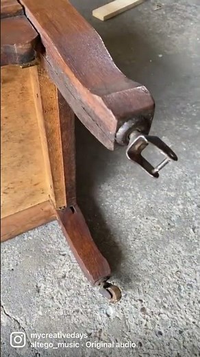 How to remove wheels and casters from furniture pieces. Keep them to use on other projects.