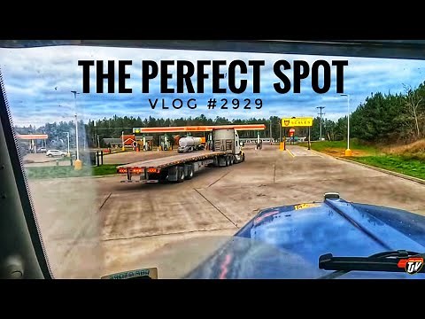 THE PERFECT SPOT | My Trucking Life | Vlog# 2929