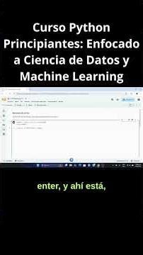 Python for Beginners Course: Focused on Data Science and Machine Learning #pythonmachinelearning