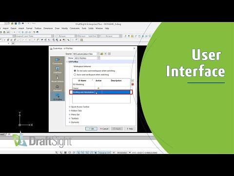 Switch to Drafting and Annotation UI Using Command Window