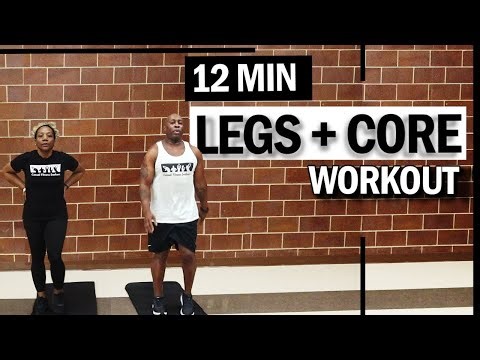 12-minute lower body and core mini circuit workout