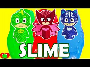PJ Masks SLIME How to Make Colorful Slime