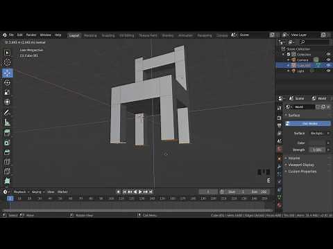 Blender Basics - loop cut and face