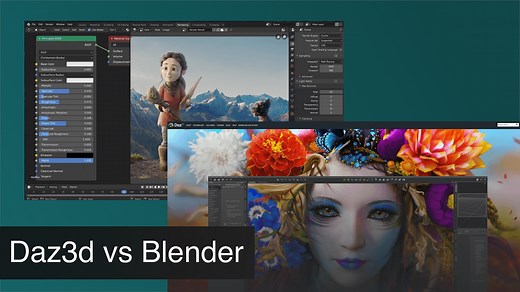 Daz3d vs Blender Comparison [2024] - RenderGuide.com