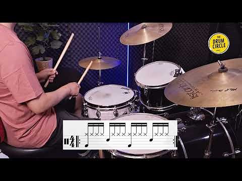 YOUR FIRST DRUM LESSON! Play a Beat TODAY (Beginner Step-by-Step)