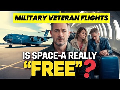 FREE FLIGHTS for Veterans! ✈️ The Ultimate 2025 Space-A Travel Guide | How to Fly Military for Free