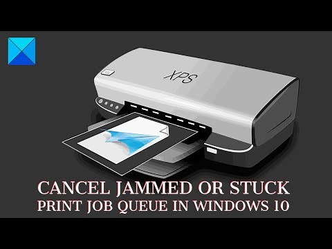 How to clear Printer queue in Windows 11/10