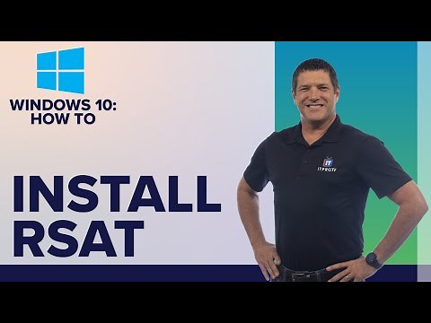 How to install Remote Server Administration Tools (RSAT) on Windows 10