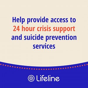 5 people reach out to Lifeline every minute. We urgently need your help to ensure we can be here. | Lifeline