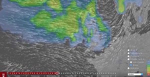 Forecasters are predicting heavy snow to fall across parts of Britain in the coming days, prompting a warning about travel disruption. Wintry showers are forecast for England's North, Scotland and Northern Ireland on Wednesday and Thursday. Up to 5cm of snow is expected in low-lying areas and forecasters say higher ground could see in excess of 10cm. Take a look at these mesmerising swirls showing where snow is predicted for the UK - The Met Office said "an active cold front is expected to push 